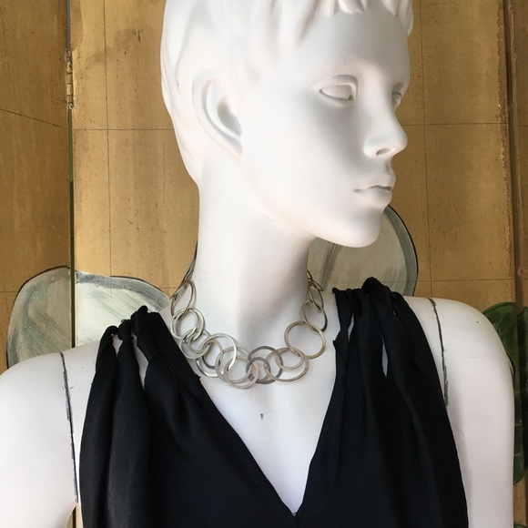 2pc Sterling silver link necklace & bracelet set - Picture 10 of 10